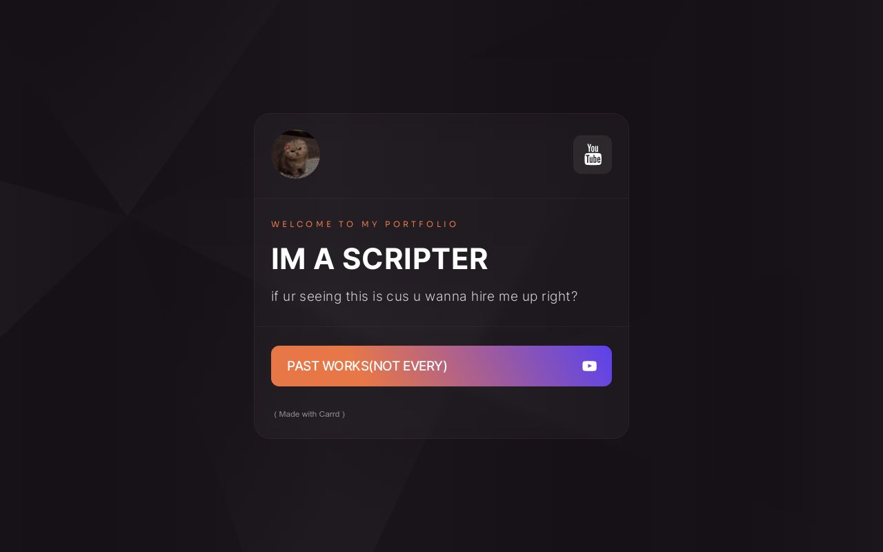 Carrd profile picture for @hyped